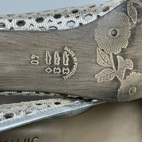 Brunu's Made in Portugal Silver Heels  Size EU40 - Picture 7 of 10